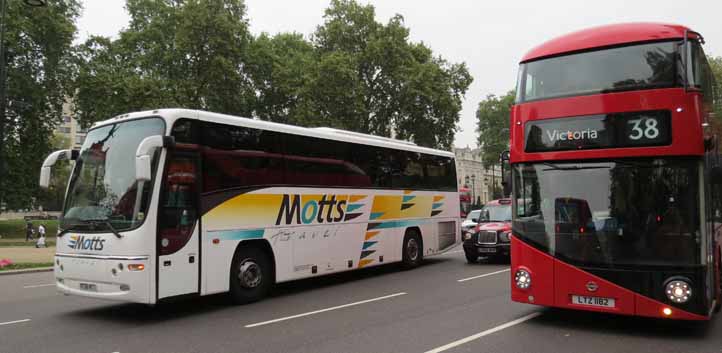 Motts Travel Volvo B12B Plaxton Panther MT06MTT